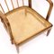 Swedish Modern Birch, Bambu & Rattan Longe Chair attributed to Otto Schulz for Boet, 1940s 15