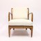 Swedish Modern Birch, Bambu & Rattan Longe Chair attributed to Otto Schulz for Boet, 1940s 7