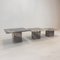Tavolini da caffè in marmo, Italia, anni '80, set di 3, Immagine 2