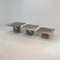 Italian Marble Coffee or Side Tables, 1980s, Set of 3 1