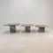 Tavolini da caffè in marmo, Italia, anni '80, set di 3, Immagine 9