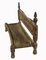 Low 2-Seater Cedar Chair, Nuristan, Afghanistan, 1890s 7