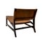 Skandinavischer Stuhl aus Leder & Holz, 1950er 2