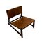 Scandinavian Leather and Wood Chair, 1950s, Image 10