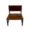 Scandinavian Leather and Wood Chair, 1950s, Image 8