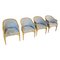 Vintage Foux Bamboo Armchairs, Set of 4 1