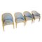 Vintage Foux Bamboo Armchairs, Set of 4, Image 1