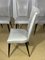 Ebony Dining Chairs in Macassar & Skai, 1960s, Set of 4 7