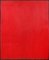 Rolf Hans, Pintura grande monocromática en rojo, Imagen 1