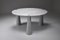 Eros Round Marble Dining Table from Angelo Mangiarotti, Italy, 1970s 2