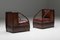 Art Nouveau Mahogany Fruitwood Armchairs by Carlo and Piero Zen, 1910s, Set of 2, Image 3
