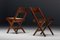Sedie da pranzo attribuite a Pierre Jeanneret, Chandigarh, anni '50, set di 4, Immagine 9