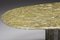 Regency Onyx and Gold Leaf Marble Dining Table attributed to Jean Charles, 1970s, Image 8