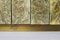 Mesa de comedor Regency de ónix y mármol dorado atribuida a Jean Charles, años 70, Imagen 13