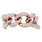 18 Karat Rose Gold and White Diamonds Groumette Model Ring, Image 1