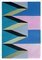 Natalia Roman, Tribal Geometric Zigzag Diptych, 2022, Acrylic on Watercolor Paper 4