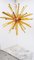 Sputnik Amber Triedro Murano Glass Chandelier 5