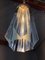 Klare Triedro Deckenlampe aus Murano Glas 3