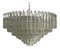 Clear Triedro Murano Glass Chandelier 1