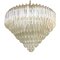 Large Clear Quadriedro Murano Glass Chandelier 7