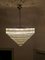 Lámpara de araña Quadriedro grande de cristal de Murano, Imagen 4