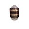 Sanblasted and Fume Triedro Murano Glass Wall Sconce 4