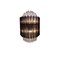 Sanblasted and Fume Triedro Murano Glass Wall Sconce 2