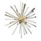 Transparent Triedro Murano Glass Sputnik Chandelier 2