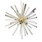 Transparent Triedro Murano Glass Sputnik Chandelier 1