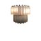 Triedro Sandblasted Murano Glass Wall Sconce 6