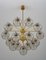 Swedish Chandeliers in Brass and Glass attributed to Holger Johansson, 1970s, Image 3