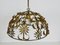 Florentine Flower Shape Pendant Lamp attributed to Banci Firenze, 1970s, Image 4