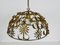 Florentine Flower Shape Pendant Lamp attributed to Banci Firenze, 1970s, Image 4