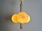 Mid-Century Modern Space Age Golden Chandelier from Kaiser Idell / Kaiser Leuchten, Germany, 1960s, Image 7