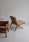 Danish Modern Oak Natural Sheepskin Folding Chair from Preben Thorsen,1957 2