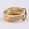 Vintage 18k Gold Ring with Pave Diamonds, 1970s 3
