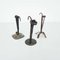 Rustic Metal Candleholders, 1930s, Set of 3 2