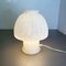 White Glass Mushroom Table Desktop attributed to Hustadt Lights, Germany, 1970s, Image 14