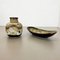 Fat Lava Abstract Pottery Elements attributed to Ruscha, Germany, 1960s 2