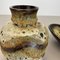 Fat Lava Abstract Pottery Elements attributed to Ruscha, Germany, 1960s 6