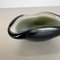 Large Murano Sculptural Glass Element Shell Shape Ashtray, Murano, Italy, 1970s 8