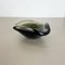 Large Murano Sculptural Glass Element Shell Shape Ashtray, Murano, Italy, 1970s 2