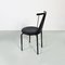 Italian Post Modern Black Metal and Plastic Chairs, 1980s, Set of 2 8