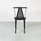 Italian Post Modern Black Metal and Plastic Chairs, 1980s, Set of 2 9