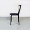 Italian Post Modern Black Metal and Plastic Chairs, 1980s, Set of 2 7