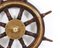 19th Century Oak and Brass Set 8-Spoke Ships Wheel, Image 5