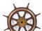 19th Century Oak and Brass Set 8-Spoke Ships Wheel, Image 10