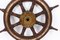 19th Century Oak and Brass Set 8-Spoke Ships Wheel, Image 8