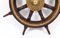 19th Century Oak and Brass Set 8-Spoke Ships Wheel, Image 4