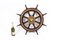 19th Century Oak and Brass Set 8-Spoke Ships Wheel 13